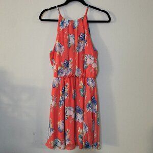 Floral Dress Sleeveless Size M